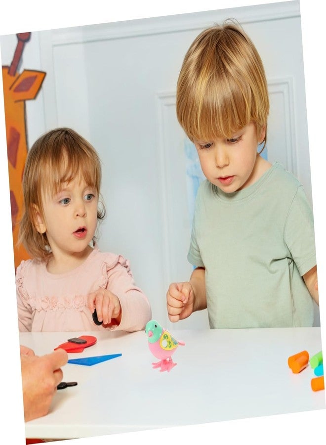 ACROWN ألعاب حيوانات لطيفة للأطفال من أكراون، لعبة دودة حسية ملونة تعمل بالزنبرك، مجسمات حشرات للأولاد والبنات متعددة الألوان (طائر) - Image 5